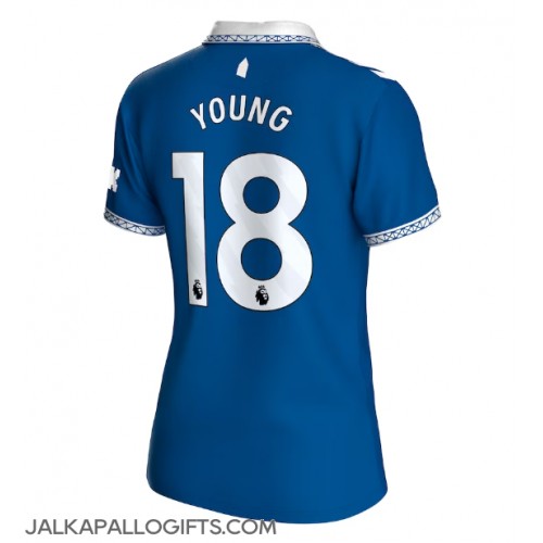 Everton Ashley Young #18 Kotipaita Naiset 2023-24 Lyhythihainen